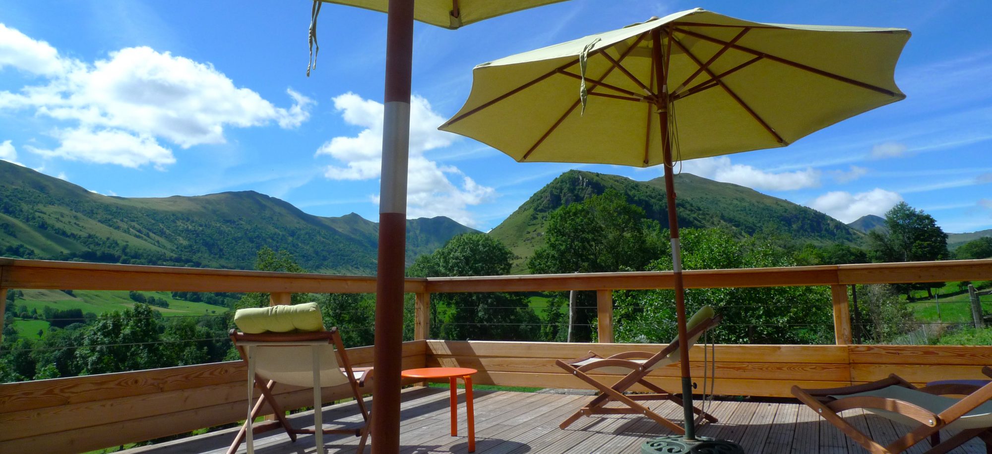 La vue depuis la terrasse de la maison d'hôtes Alta Terra. Photo ©Alta Terra