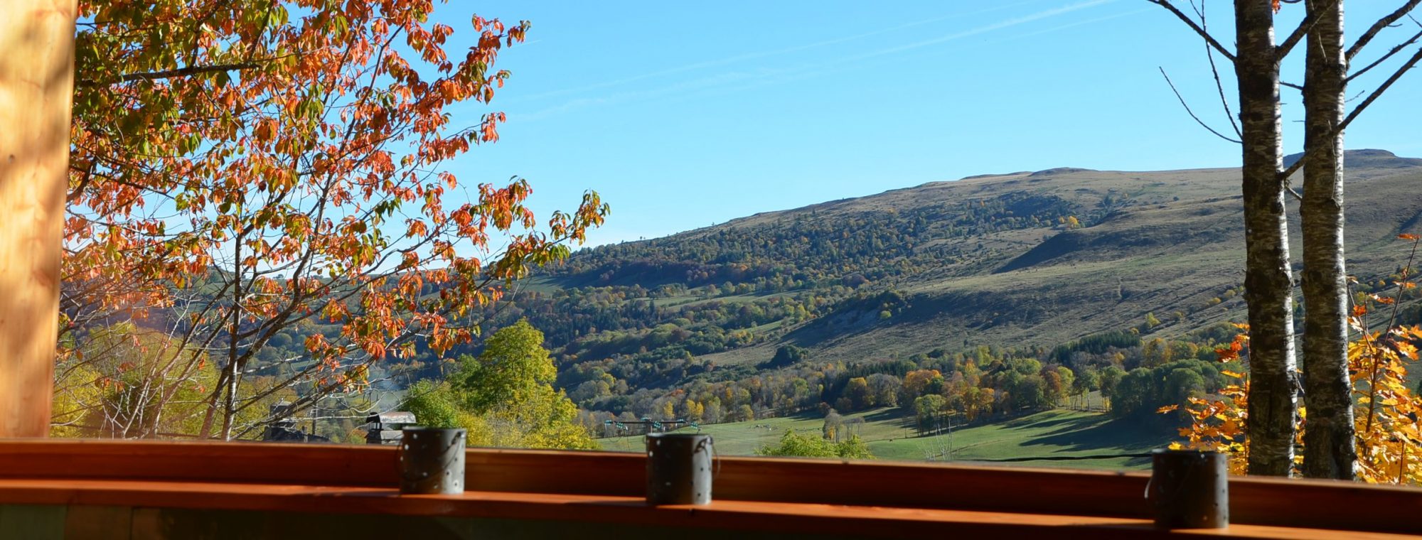 La vue sur les montagnes depuis la cabane. Photo ©Alta Terra