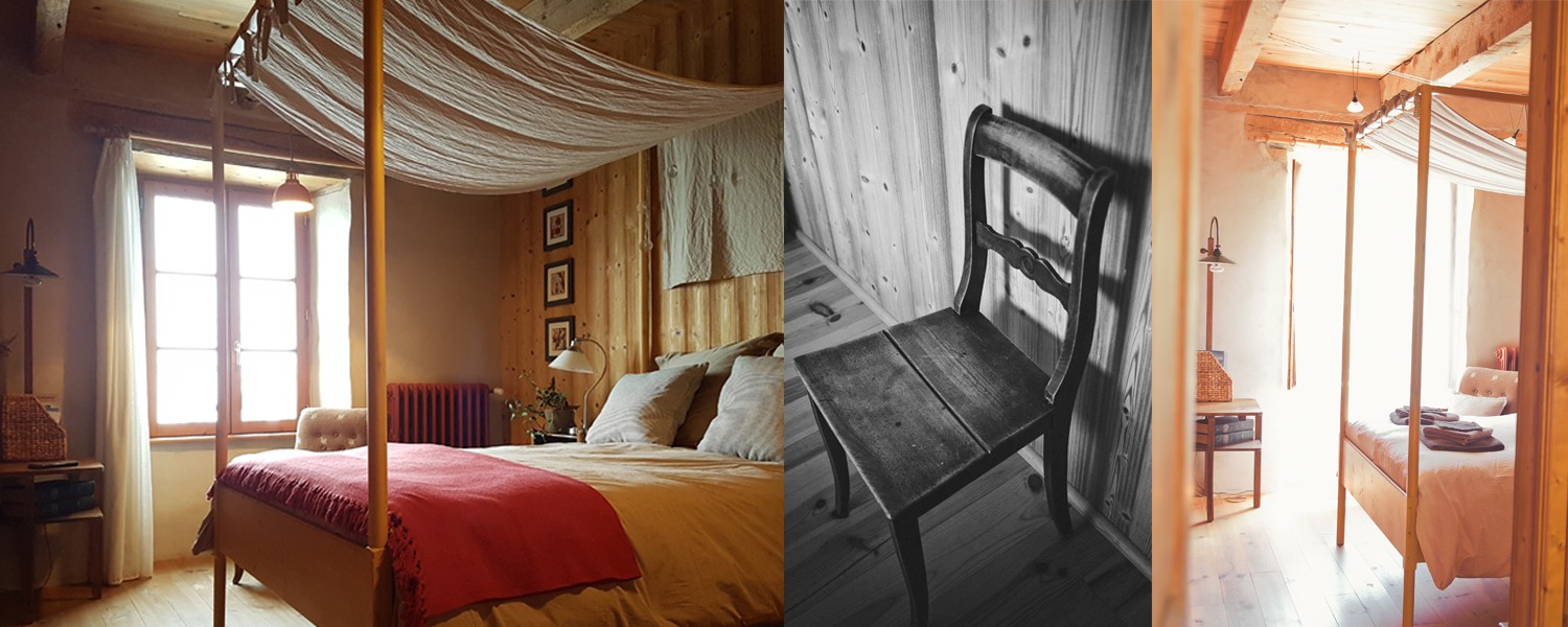 Nos chambres d'hôtes: vous visitez la "chambre 3". Photos ©Alta Terra et ©Eve Hilaire