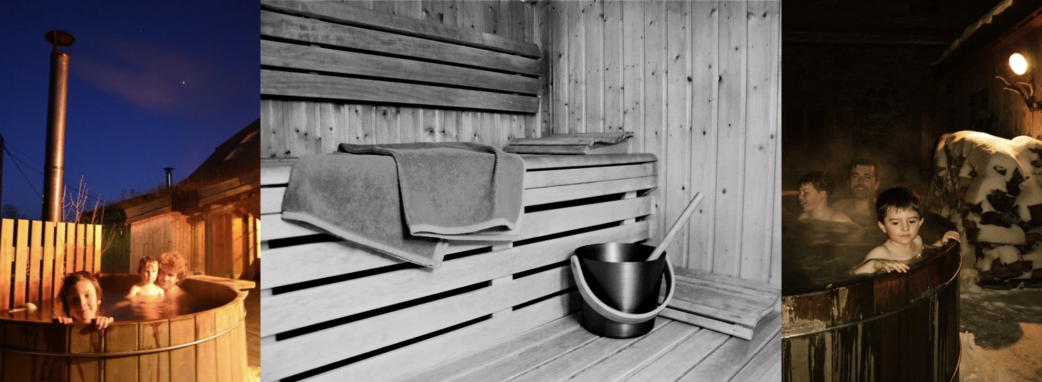 L'hiver, profitez du bain nordique, en plus du hammam et du sauna. Photos ©Alta Terra