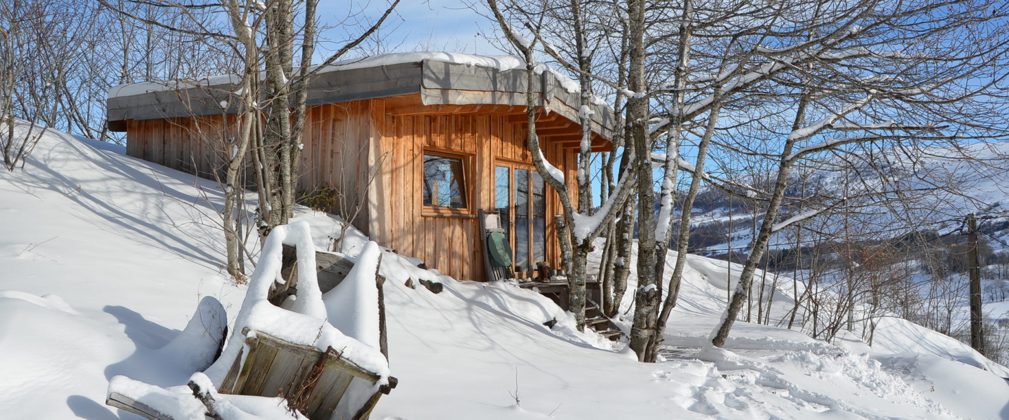 La cabane d'Alta Terra, l'endroit rêvé pour un séjour à deux! Photo ©Alta Terra